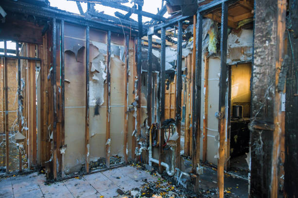 Professional Fire Damage Repair technician working in Naco, AZ